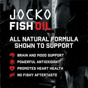 Jocko Fuel Omega 3 Fish Oil 2500mg Burpless Supplement