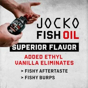 Jocko Fuel Omega 3 Fish Oil 2500mg Burpless Supplement