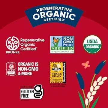 Lundberg Thin Brown Rice Cakes, Red Rice & Quinoa, 6-Pack –Regenerative Organic Certified Thin Rice Cakes, Healthy Snacks, Vegan,6 Oz Ea