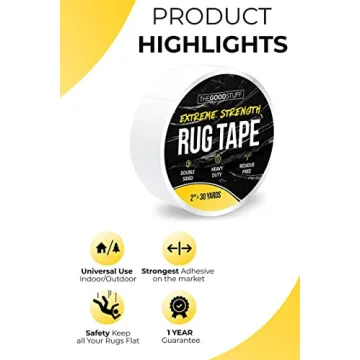 Reliable Double Sided Rug Tape for All Floor Types