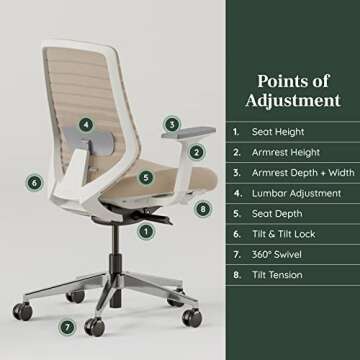 Branch Ergonomic Office Chair for Comfort and Support