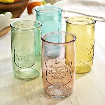 Glaver's Vintage Glassware Set – Perfect Summer Tumblers
