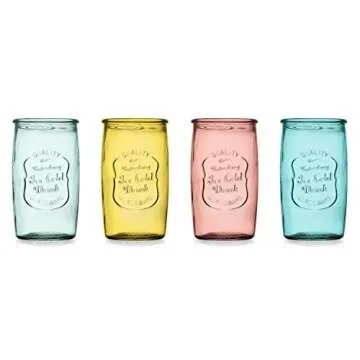 Glaver's Vintage Glassware Set – Perfect Summer Tumblers