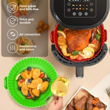 Reusable Air Fryer Silicone Liners for Easy Cooking