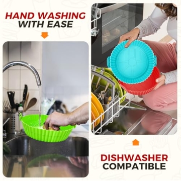 Reusable Air Fryer Silicone Liners for Easy Cooking