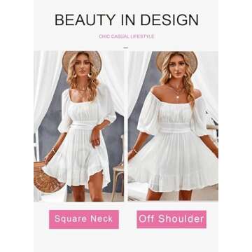 Elegant Dokotoo Off The Shoulder Dress for Women