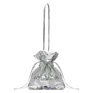 KWANI Crinkle PU Leather Shoulder Tote Bags for Women - Stylish and Lightweight