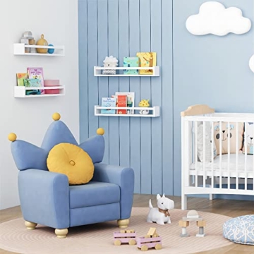 Forbena 24 Inch Floating Wall Bookshelf Set of 4