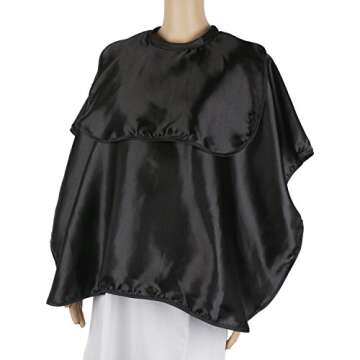 Segbeauty Makeup Cape - Adjustable Satin Beauty Smock