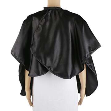 Segbeauty Makeup Cape - Adjustable Satin Beauty Smock