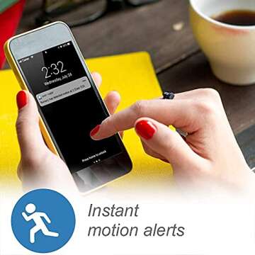 VTech RM5752 Wi-Fi 1080p HD Video Monitor with Remote Access, White (Renewed)