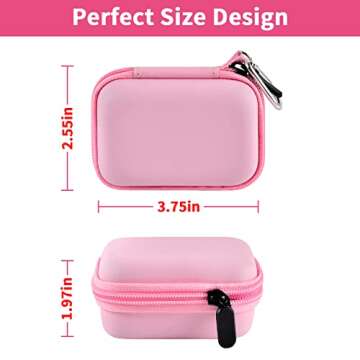 Portable Charger Case for iWALK and More - Pink Carry Bag