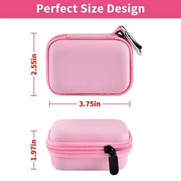 Portable Charger Case for iWALK and More - Pink Carry Bag