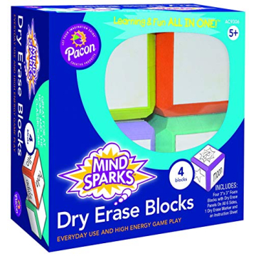 Mind Sparks Dry Erase Blocks - Fun Learning Tools for Kids