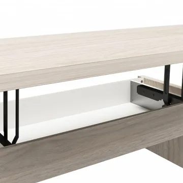 Mr. Kate Winston Lift Top Coffee Table in Light Walnut