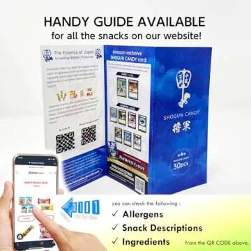 SHOGUN CANDY Box Japanese Snacks & Candy 30 Pieces Variety Dagashi Assortment