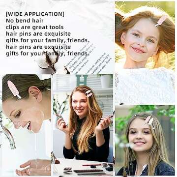 Cptots No Crease, Creaseless, No Bend or Dent Flat Hair Clips - Ideal for Styling Thin and Thick Hair, 3 Colors, 18 PCS