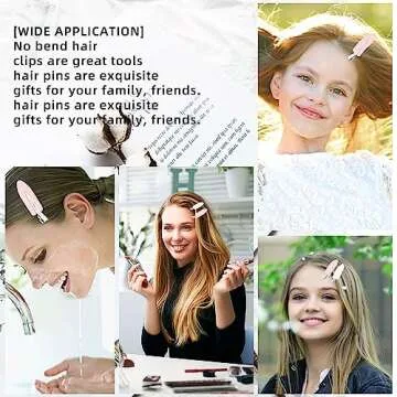 Cptots No Crease, Creaseless, No Bend or Dent Flat Hair Clips - Ideal for Styling Thin and Thick Hair, 3 Colors, 18 PCS