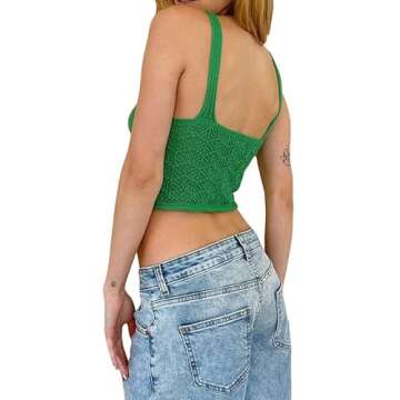 Argeousgor Vintage Crochet Vest for Stylish Women