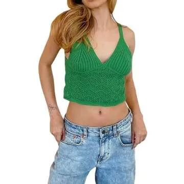 Argeousgor Vintage Crochet Vest for Stylish Women