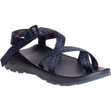 Chaco Mens Z/2 Classic, With Toe Loop, Outdoor Sandal, Stepped Navy 11 M