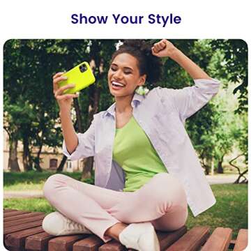 OTOFLY Compatible with iPhone 11 Pro Max Case,Ultra Slim Fit iPhone Case Liquid Silicone Gel Cover with Full Body Protection Anti-Scratch Shockproof Case (Fluorescent Yellow)