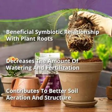 Myco Bliss Powder (1lb) - Mycorrhizal Fungi for Soil - 5 Strain Mycorrhizal Inoculant with 1000 Propagules Per Gram - Highly Concentrated Mycorrhizae for Plants, Potting Soil, & Garden Soil