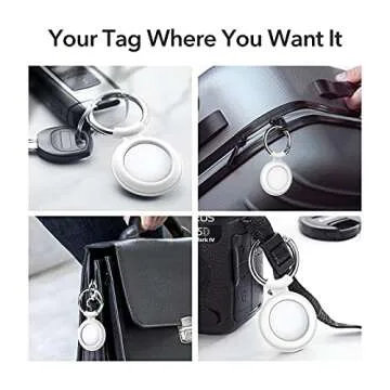 ESR Case for AirTag 2021 - 2 Pack Silicone Keychain Holder
