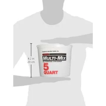 LEAKTITE 10M3-50 5-Quart Mixing Container for All Projects