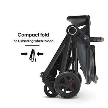 Mompush Ultimate2 Stroller with Removable Bassinet & Reversible Seat