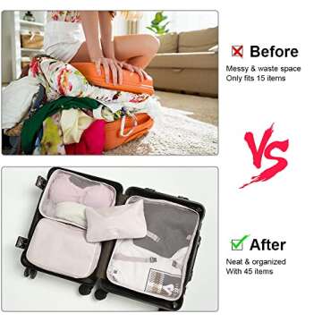 OSDUE 8PCS Packing Cubes - Organize Your Travel Essentials