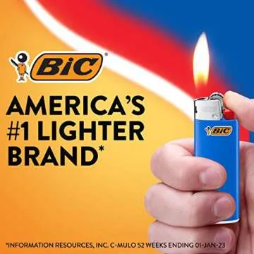 BIC Mini Lighters, Reliable and Safe, Lighters for Candles, Assorted Colors, 8-Pack (Colors May Vary)