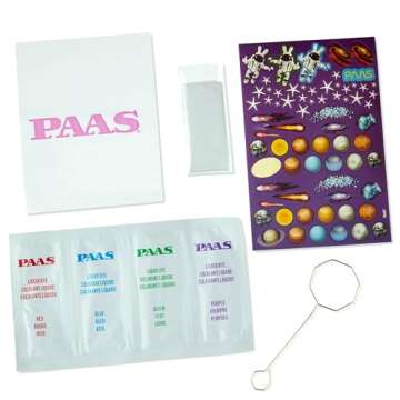 PAAS Cosmic Egg Decorating Kit - Out of This World Dye Kit for Fun Crafts
