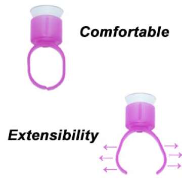 CHOOSE-IT 50pcs Microblading Supply with Sponge Rings