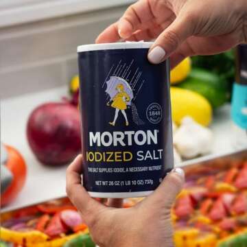 Morton Iodized Salt, All-Purpose Cooking Essential, 26 oz