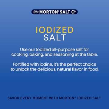 Morton Iodized Salt, All-Purpose Cooking Essential, 26 oz