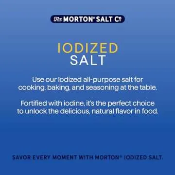 Morton Iodized Salt, All-Purpose Cooking Essential, 26 oz