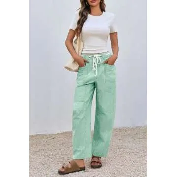 Stylish PLNOTME Baggy Barrel Jeans with Patchwork