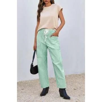 Stylish PLNOTME Baggy Barrel Jeans with Patchwork