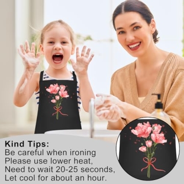 Adjustable Kids Apron 5 Pack for Cooking Painting Crafts