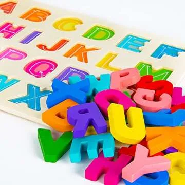 Fun Alphabet Puzzle for Toddler Education and Play