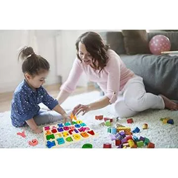 Fun Alphabet Puzzle for Toddler Education and Play