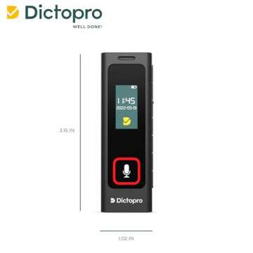 DictoPro X200 Voice Recorder - Voice Activated Digital Recorder