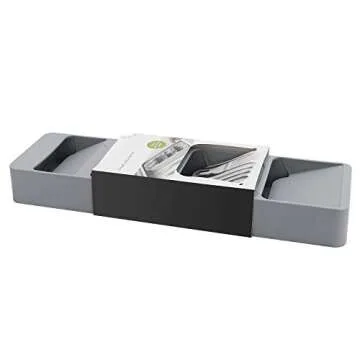Utensil Drawer Organizer, Expandable Compact Flatware Organizer for Kitchen Drawers,Cutlery Spoon Kn...