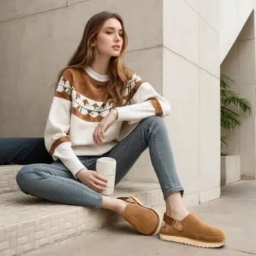 CLOVALUB Stylish Women’s Platform Clogs with Adjustable Strap