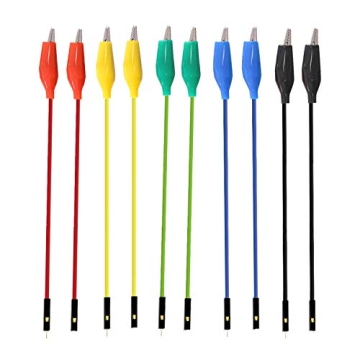 Makeronics Alligator Clip Jumper Wires for DIY Projects