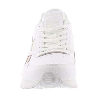Reebok Women's Classic Harman Run Walking Shoe, White/Bare Beige/Pale, 10
