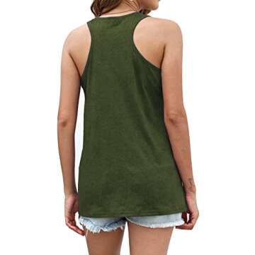 DESFSE American Flag Tank Top Women 4th of July Tanks Tops for Womens USA Flag Patriotic Shirts Vest...