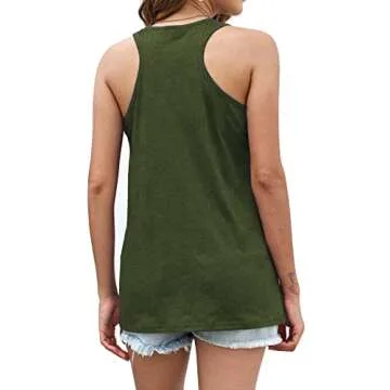 DESFSE American Flag Tank Top Women 4th of July Tanks Tops for Womens USA Flag Patriotic Shirts Vest...