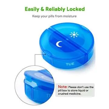 TookMag Pill Organizer for Vitamins and Supplements